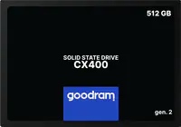 GOODRAM CX400 - Gen 2 - SSD - 512 GB - intern - 2.5" (6.4 cm) - SATA 6Gb/s