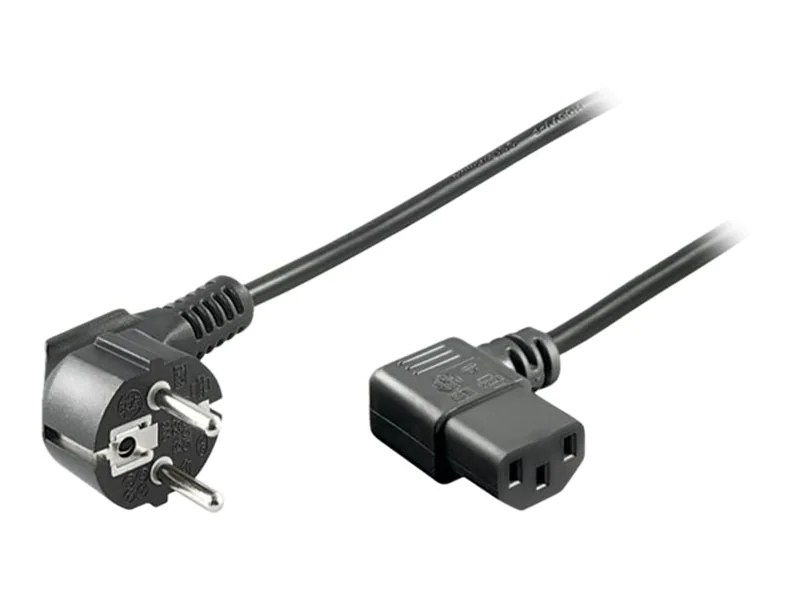 Goobay Stromkabel - power IEC 60320 C13 zu power CEE 7/7 (M) 96042