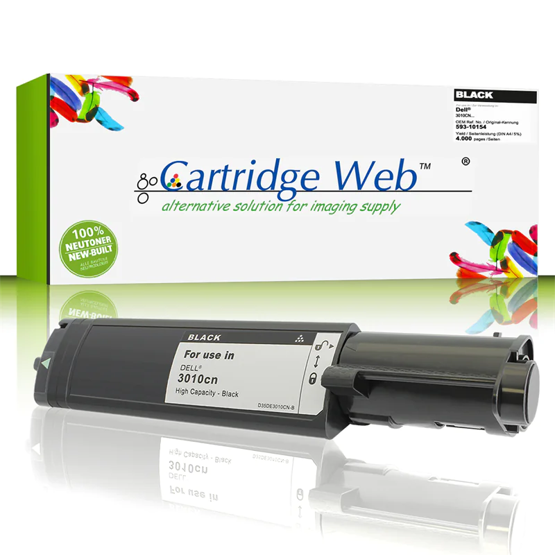 CartridgeWeb Toner kompatibel zu Dell 593-10154 JH565 schwarz 4.000 Seiten Große Füllmenge 1