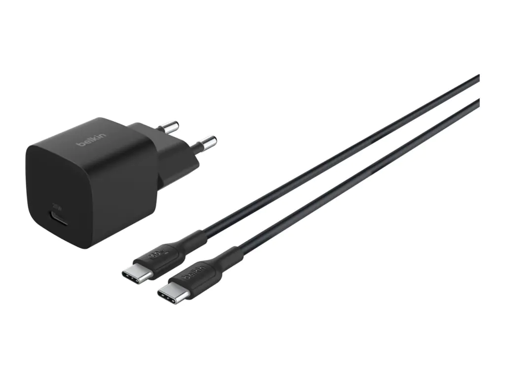 Belkin BoostCharge - Netzteil - PPS-Technologie - 25 Watt - PD 3.1/PPS, Fast Charge (USB-C) WCA012KQ1MBK-B6