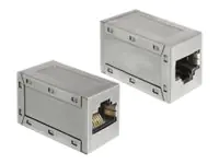 Delock - Netzwerkadapter - RJ-45 (W) zu RJ-45 (M) - CAT 5e