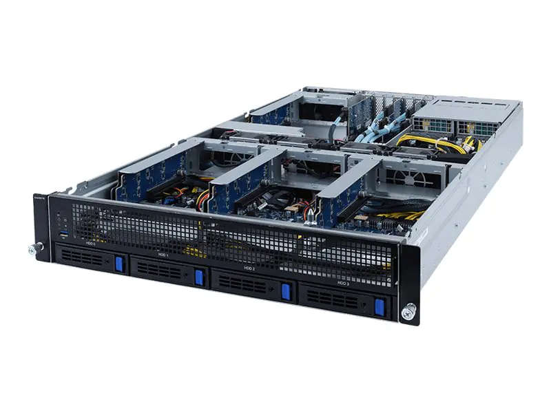Gigabyte G242-P31 (rev. 100) - Server - Rack-Montage - 2U - 1 x Altra - RAM 0 GB - SATA/SAS - Hot-Swap 8.9 cm (3.5") 6NG242P31MR-00