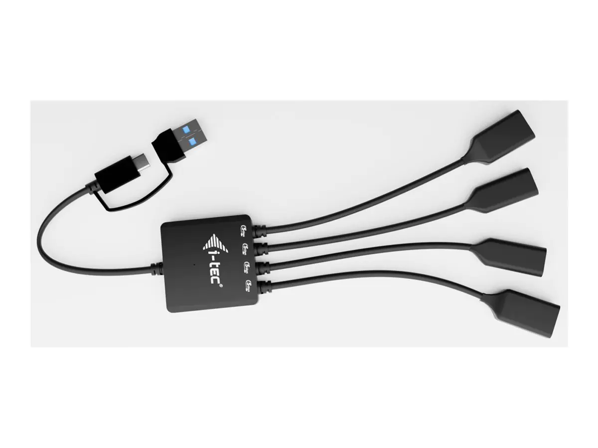 i-tec Hub - USB-C/USB-A Kabel - 2 x USB-C 3.2 CACBLHUB2A2C