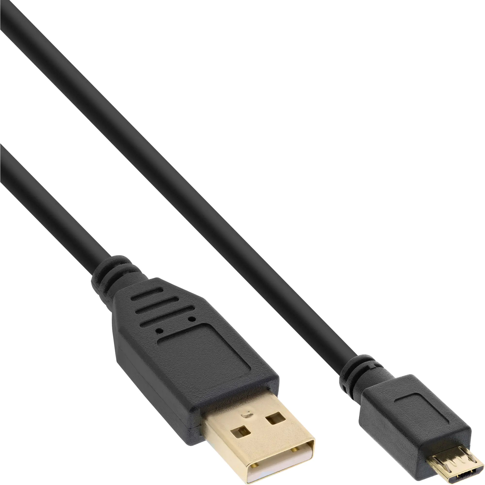 InLine - USB-Kabel - Micro-USB Typ B (M) zu USB (M) - 5 m - Schwarz