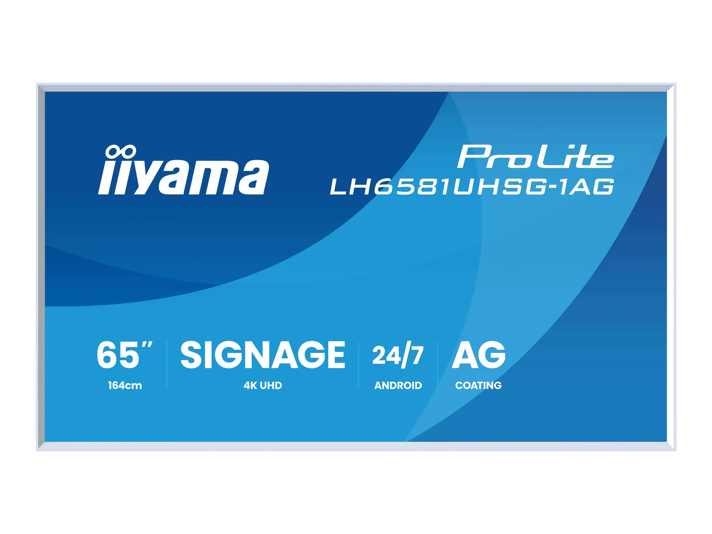Iiyama 65"W LCD 4K UHD VA Gallery Line with Rem