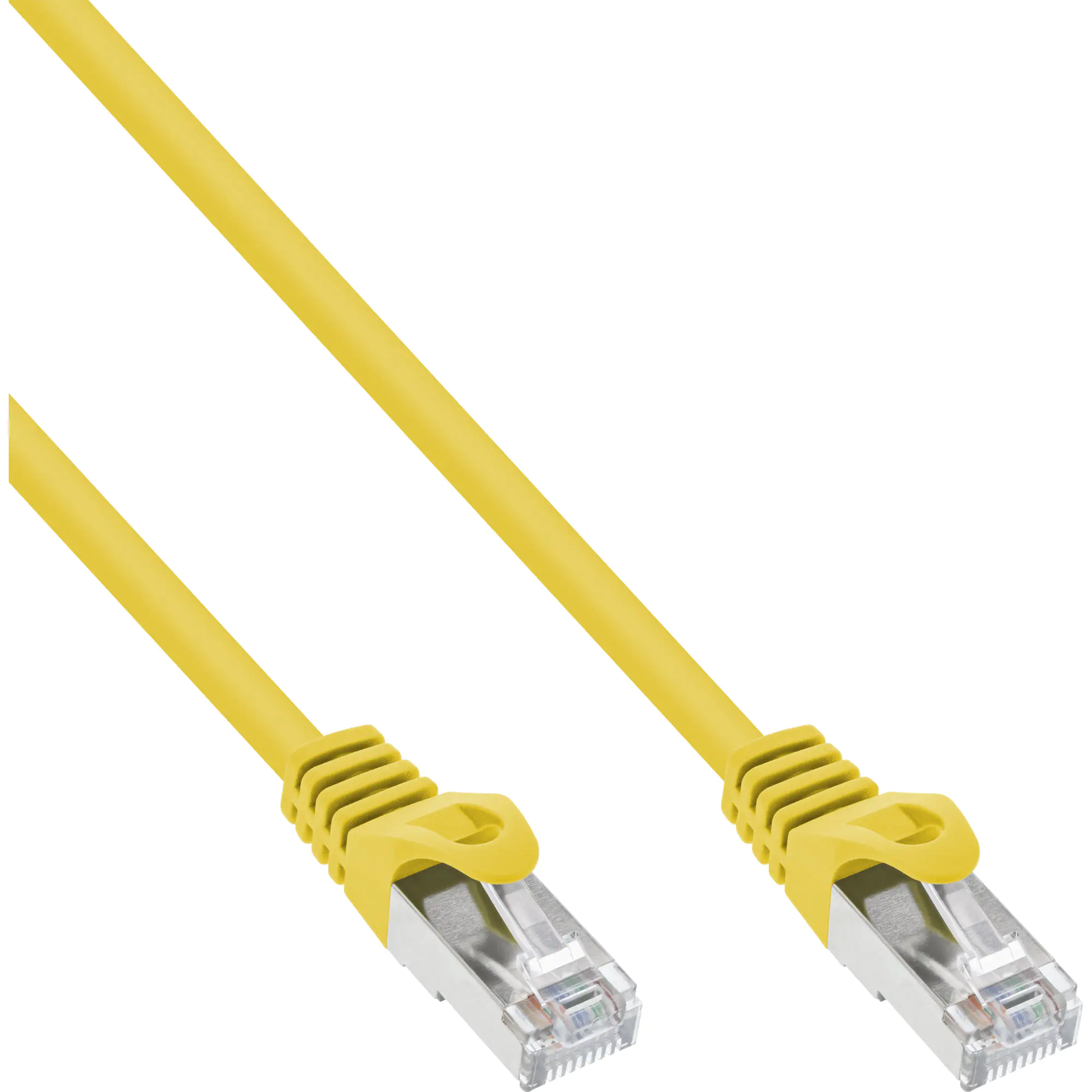 InLine - Patch-Kabel - RJ-45 (M) zu RJ-45 (M) - 50 cm - FTP - CAT 5e - Gelb