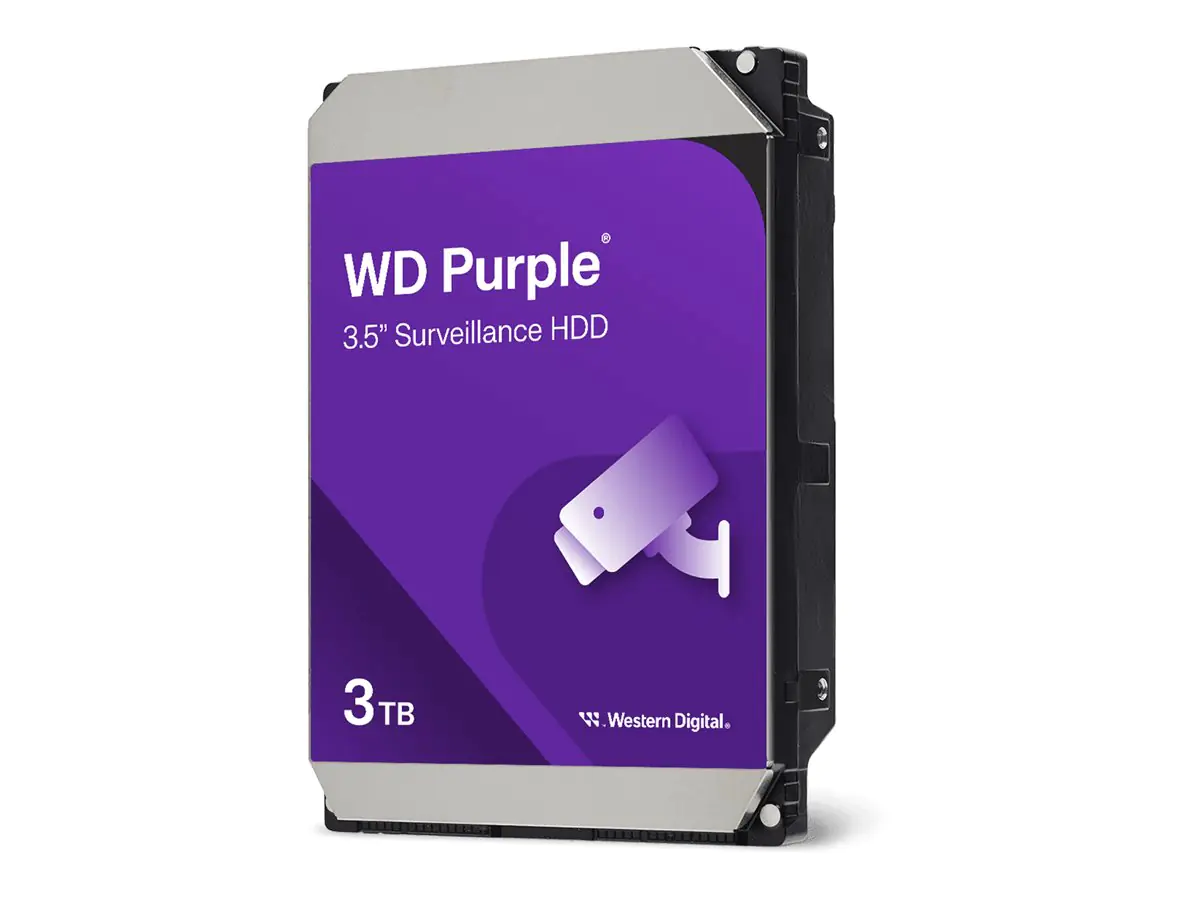 WD Purple - Festplatte - Überwachung - 3 TB - intern - 3.5" (8.9 cm)