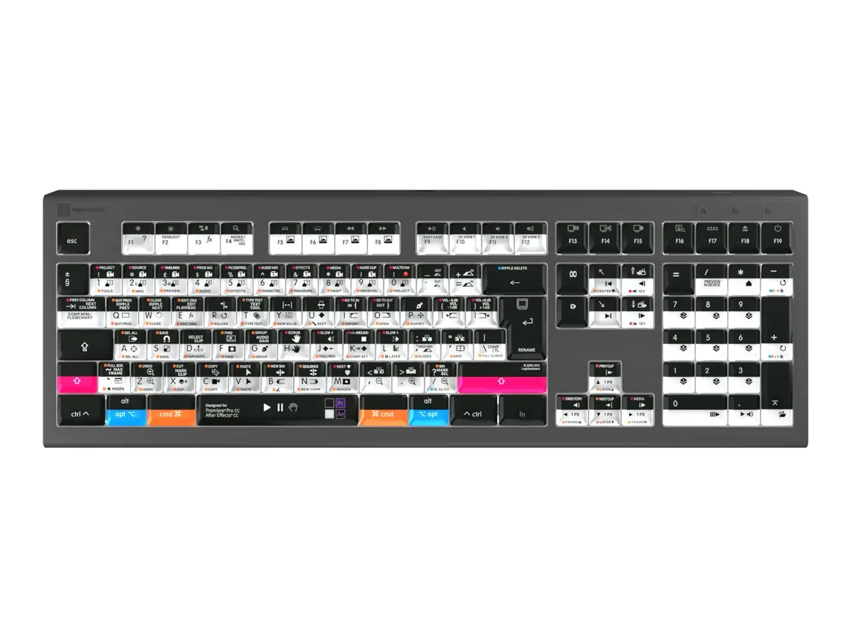 Logickeyboard Adobe Filmmaker - Premiere Pro