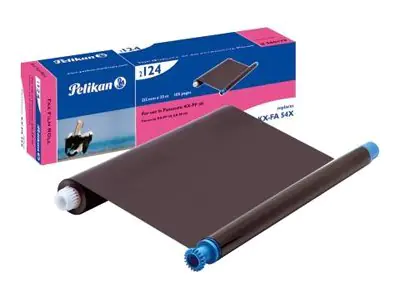 Pelikan 2124 - Schwarz - Thermotransfer-Farbband (Alternative zu: Panasonic KX-FA54X)