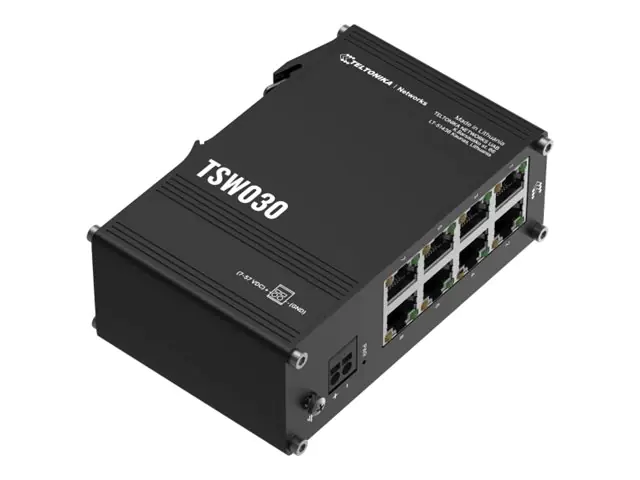 Teltonika TSW030 - Switch - unmanaged - 8 x 10/100