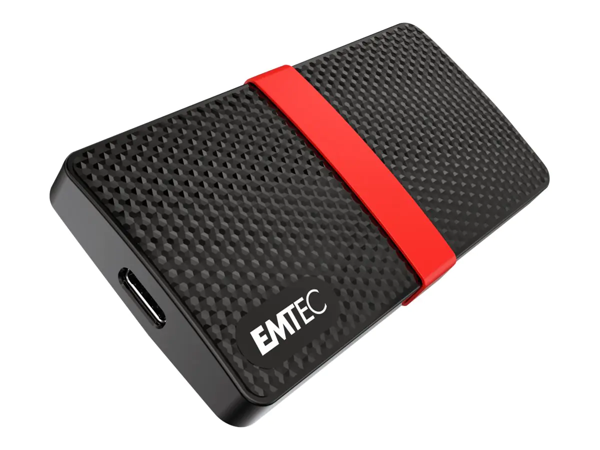 EMTEC SSD Power Plus X200 - SSD - 128 GB - extern (tragbar) - USB 3.2 Gen 1 (USB-C Steckverbinder) EMTEC SSD Power Plus X200 - SSD - 128 GB - extern (tragbar) - USB 3.2 Gen 1 (USB-C Steckverbinder)