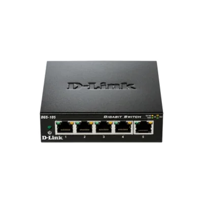D-Link DGS 105 - Switch - 5 x 10/100/1000 - Desktop DGS-105/E