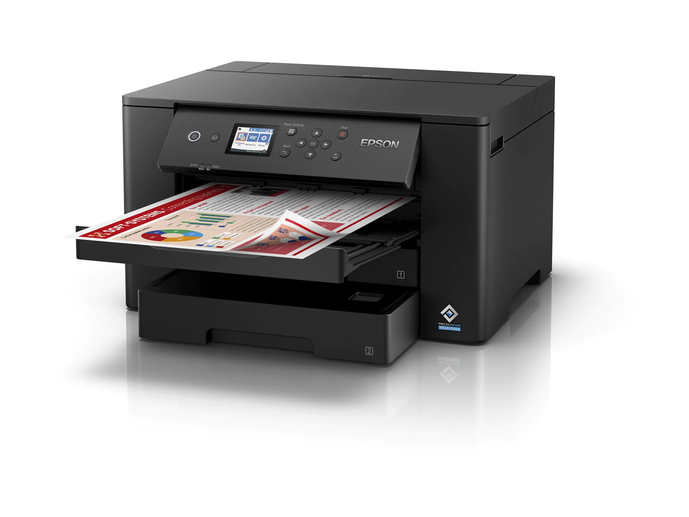 Epson WorkForce WF-7310DTW - Drucker - Farbe - Duplex - Tintenstrahl - A3 - 4.800 x 2.400 dpi - bis zu 25 Seiten/Min. (einfarbig) C11CH70402