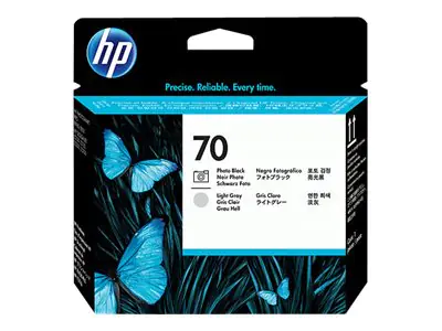 HP 70 - Hellgrau, Photo schwarz - Druckkopf - C9407A