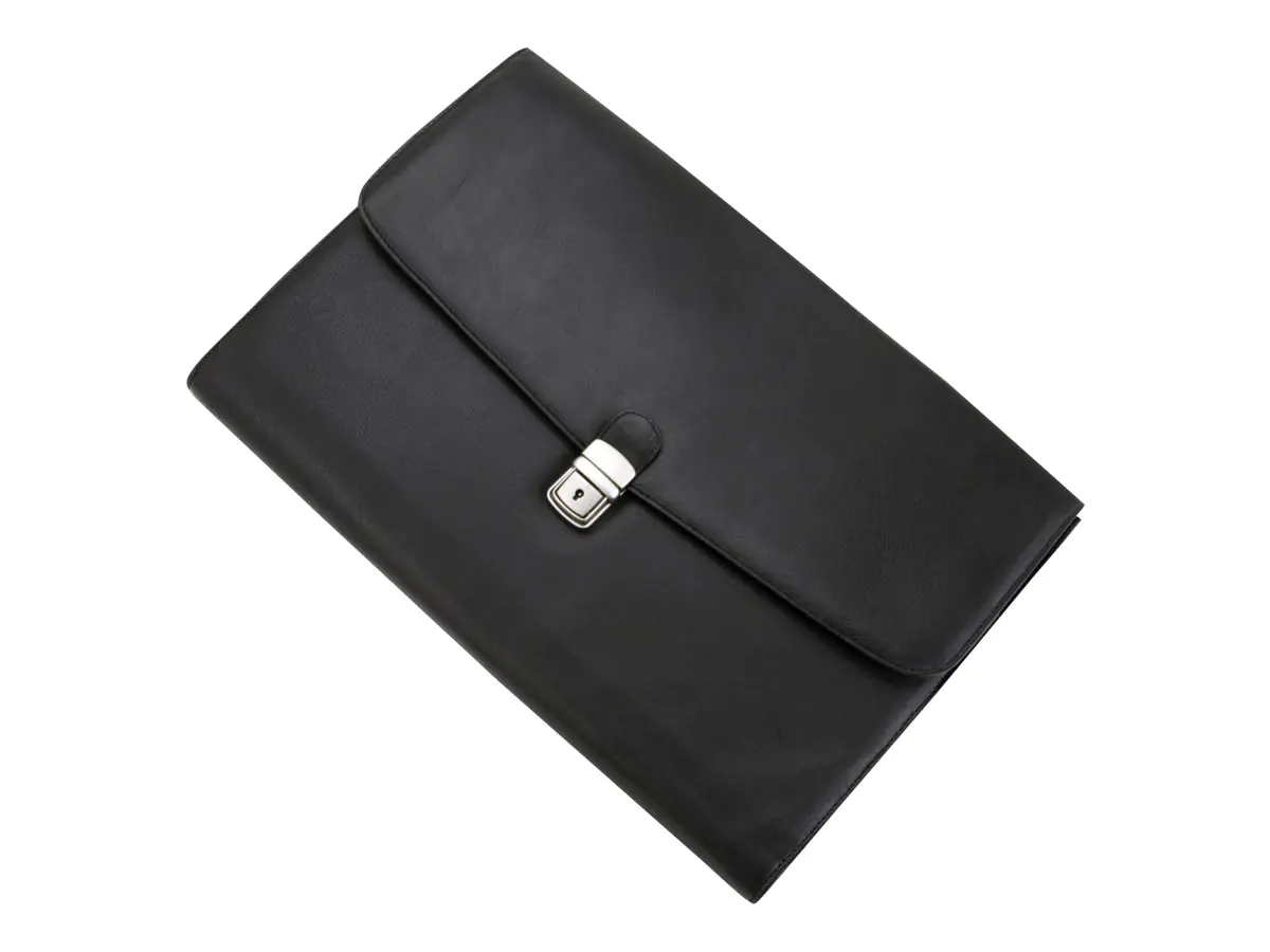 Alassio UDINE - Ordner für Dokumente - Kunstleder - Schwarz