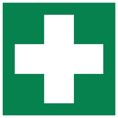 Hinweisschild Erste Hilfe langnachleuchtend sk 200x200mm PVC