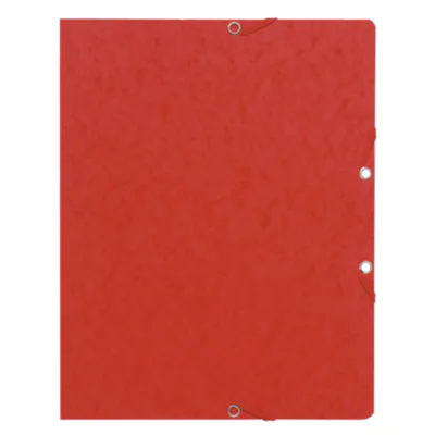 Exacompta Eckspanner DIN A4 Karton rot 10 St./Pack.