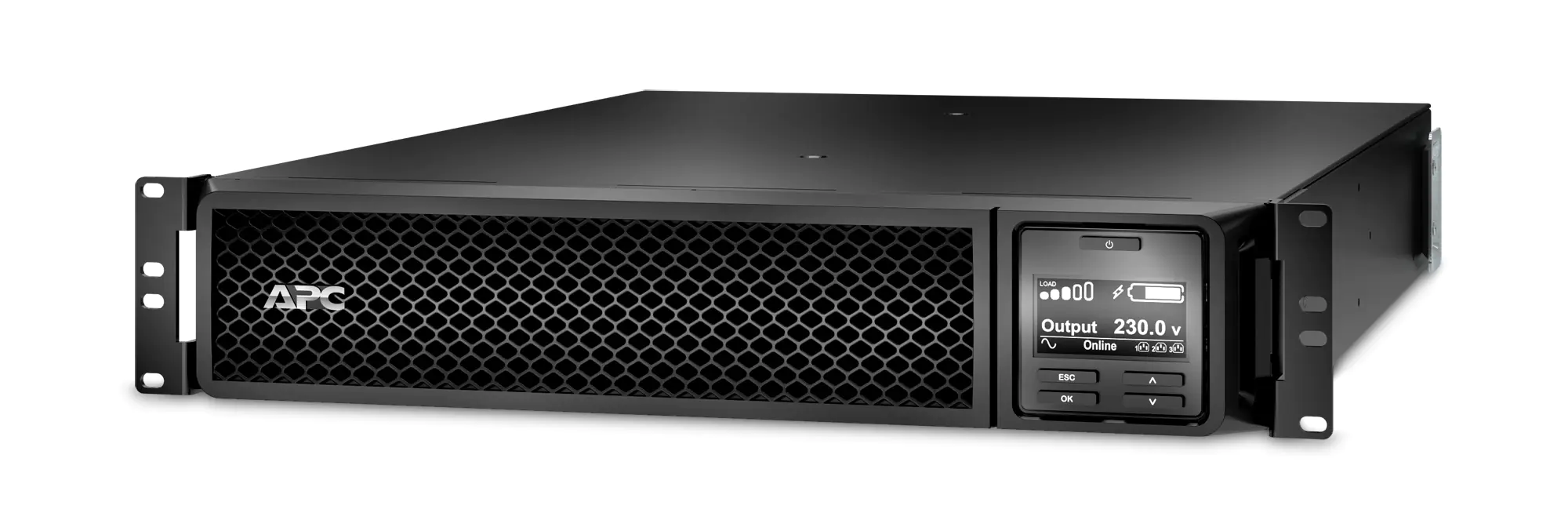 APC Smart-UPS On-Line SRT2200RMXLI – 2200 VA, 8x C13 und 2x C19, Rackmontage, Doppelwandler (Online), 2,2 kVA, 1980 W, Sine, 100 V, 275 V
