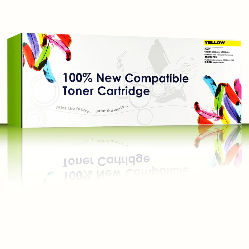 CartridgeWeb Toner kompatibel zu Oki 46508709 Gelb 3.000 Seiten 1 Stück