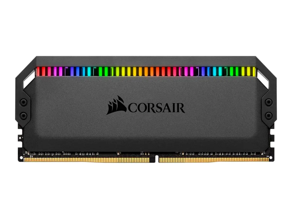 CORSAIR Dominator Platinum RGB - DDR4 - Kit - 128 GB: 4 x 32 GB - DIMM 288-PIN - 3200 MHz / PC4-25600 - CL16 - 1.35 V - ungepuffert - non-ECC - Schwarz