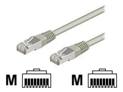 wentronic - Netzwerkkabel - RJ-45 (M) zu RJ-45 (M) - 20 m - FTP - CAT 5e - Grau
