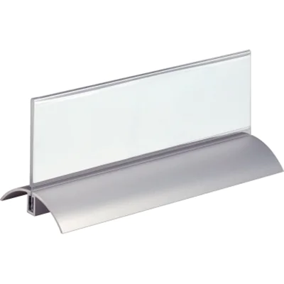 DURABLE Tischnamensschild Desk Presenter 820219 61x210mm tr 2St.