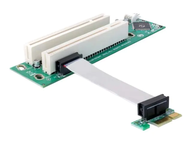 Delock Riser card PCI Express x1 > 2x PCI 32Bit 41341