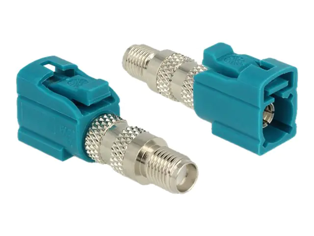 Delock - RF-Adapter - SMA weiblich zu FAKRA Z-Anschluss weiblich - Wasserblau