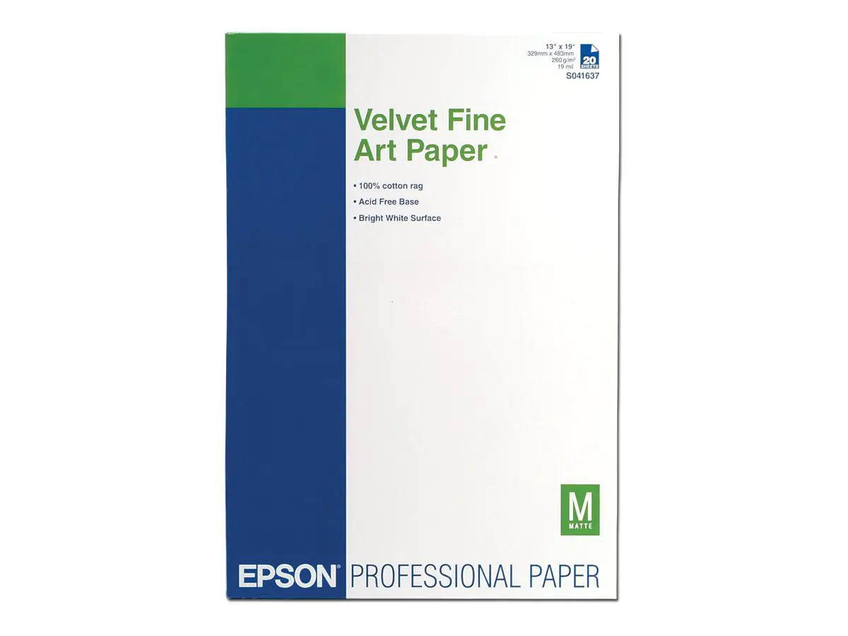 C 13 S0 41637 Epson Spezialpapiere Fine Art Velvet