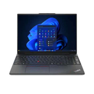 Lenovo ThinkPad E16 Gen 2 21M5 - 180°-Scharnierdesign - AMD Ryzen 5 7535HS / 3.3 GHz - Win 11 Pro - Radeon 660M - 32 GB RAM - 1 TB SSD TCG Opal Encryption 2, NVMe - 40.6 cm (16") IPS 1920 x 1200 - Wi-Fi 6E, Bluetooth - Schwarz - kbd: Deutsch - mit 1 Jahr