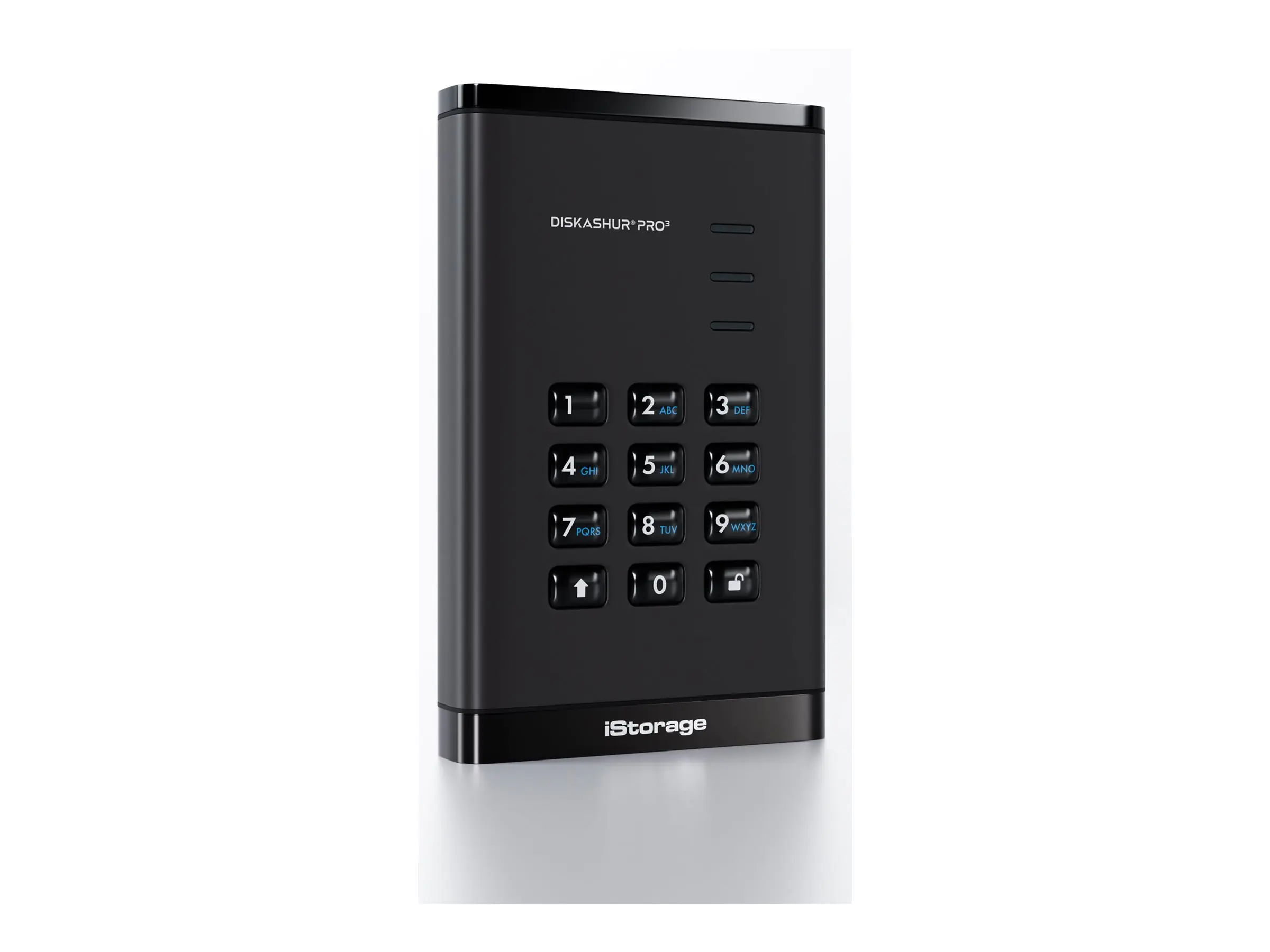 iStorage diskAshur PRO³ - SSD - verschlüsselt - 2 TB - extern (tragbar) IS-DAP3-256-SSD-2000-F