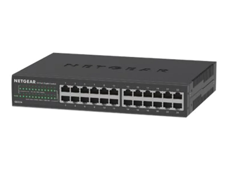 Netgear GS324v2 - Switch - unmanaged - 24 x 10/100/1000 - wandmontierbar, Desktop, an Rack montierbar Netgear GS324v2 - Switch - unmanaged - 24 x 10/100/1000 - wandmontierbar, Desktop, an Rack montierbar
