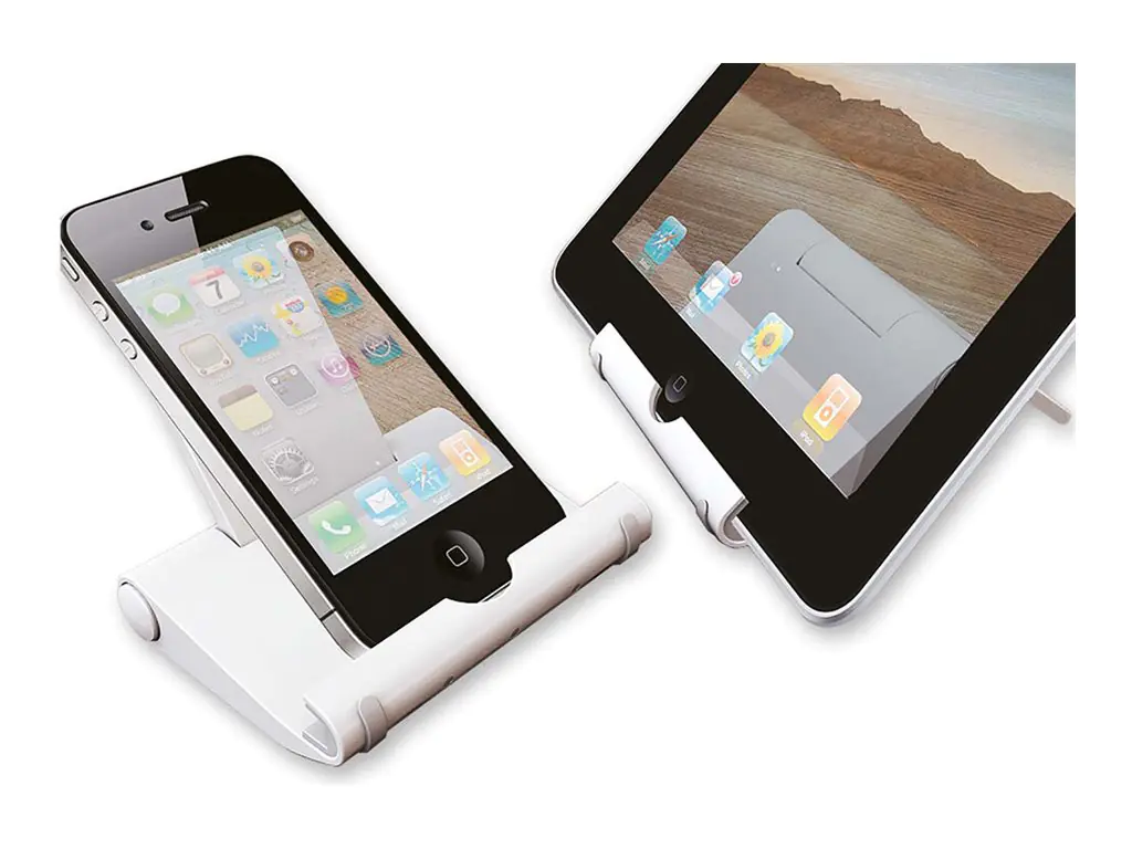 Neomounts NS-MKIT100 - Aufstellung - neigen - für Mobiltelefon / Tablet - weiß - Schreibtisch