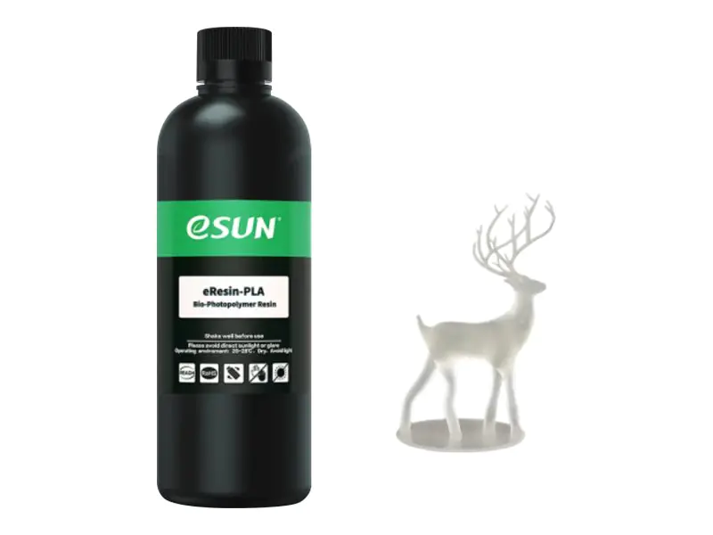 Esun - 1 kg - durchsichtig - PLA pflanzenbasiert - UV-Harz (3D)