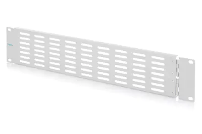 DIGITUS Blindabdeckung mit Lüftungsgitter und Scharnier für 482,6 mm (19")-Schränke