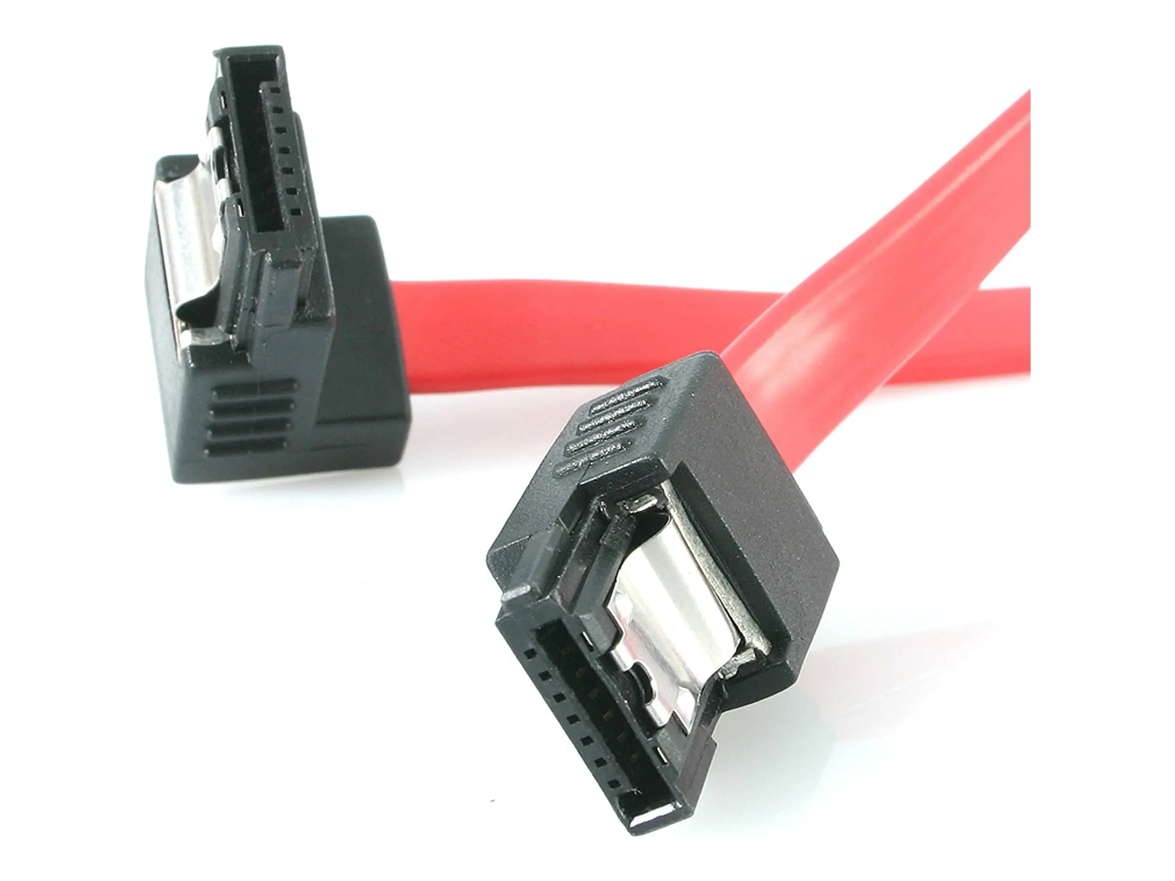 StarTech.com 18in Latching SATA to Right Angle SATA Serial ATA Cable - SATA-Kabel - Serial ATA 15