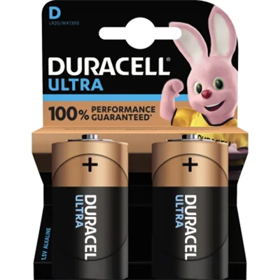 Duracell Ultra Power - Batterie 2 x LR20 Alkalisch D002906