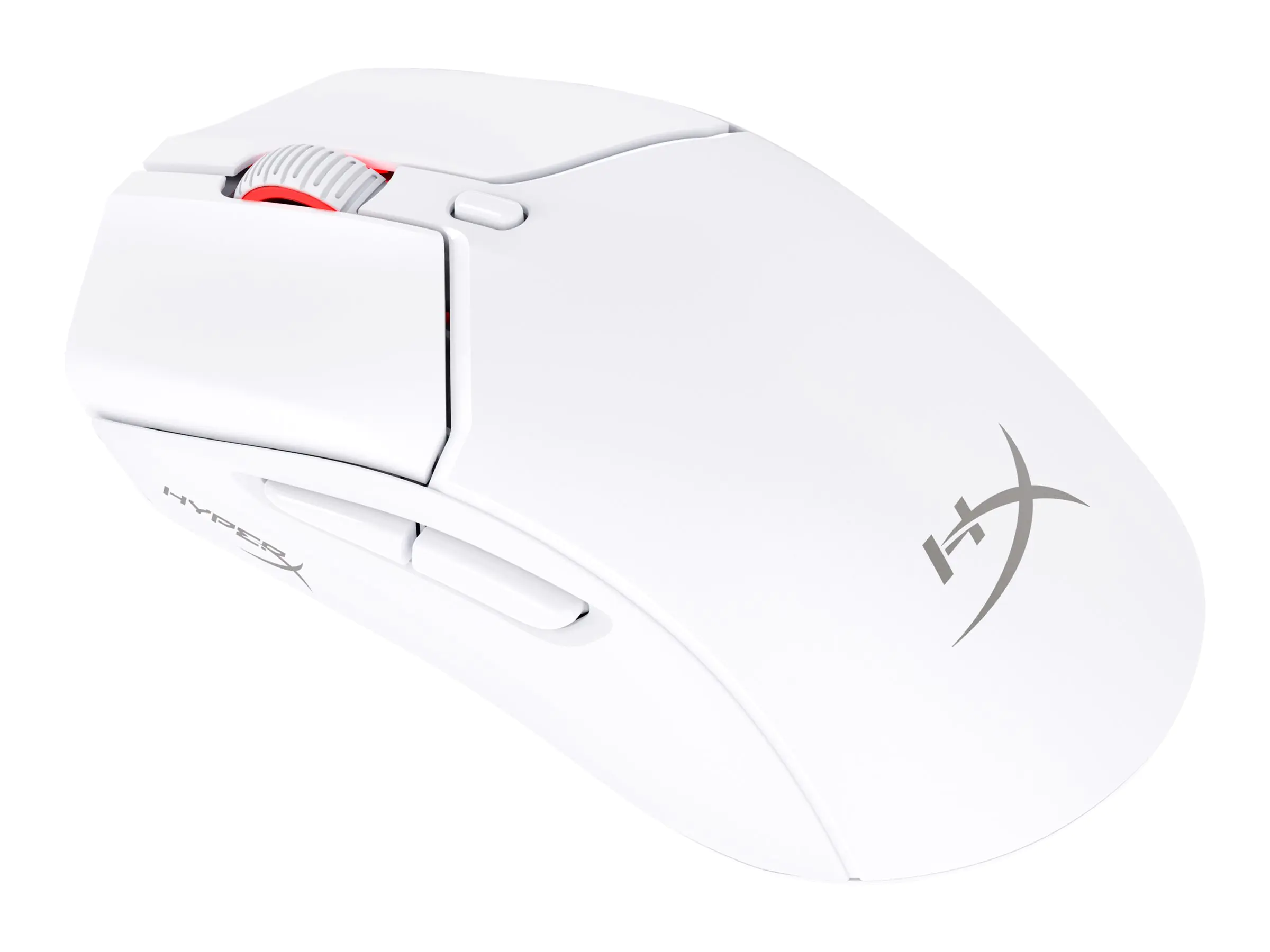 HyperX Pulsefire Haste 2 - Maus - optisch - 6 Tasten - kabellos, kabelgebunden - 2.4 GHz, Bluetooth 5.0 - kabelloser Empf?nger (USB) - wei?