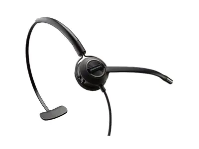 Poly EncorePro 540D - EncorePro 500 series - Headset - On-Ear - konvertierbar - kabelgebunden - Quick Disconnect - Schwarz