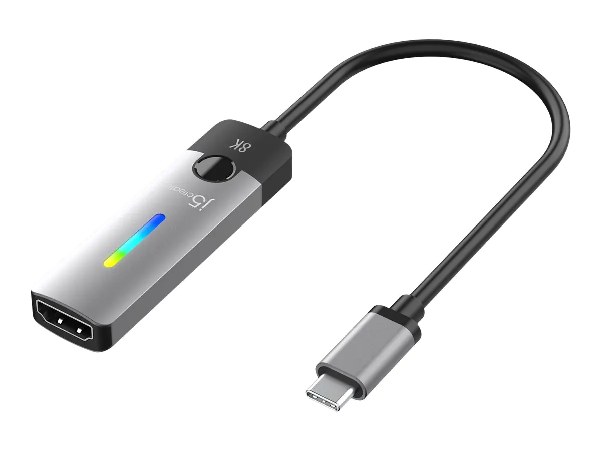 j5create JCA157 - Videoadapter - 24 pin USB-C männlich zu HDMI weiblich - Weltraum grau/schwarz