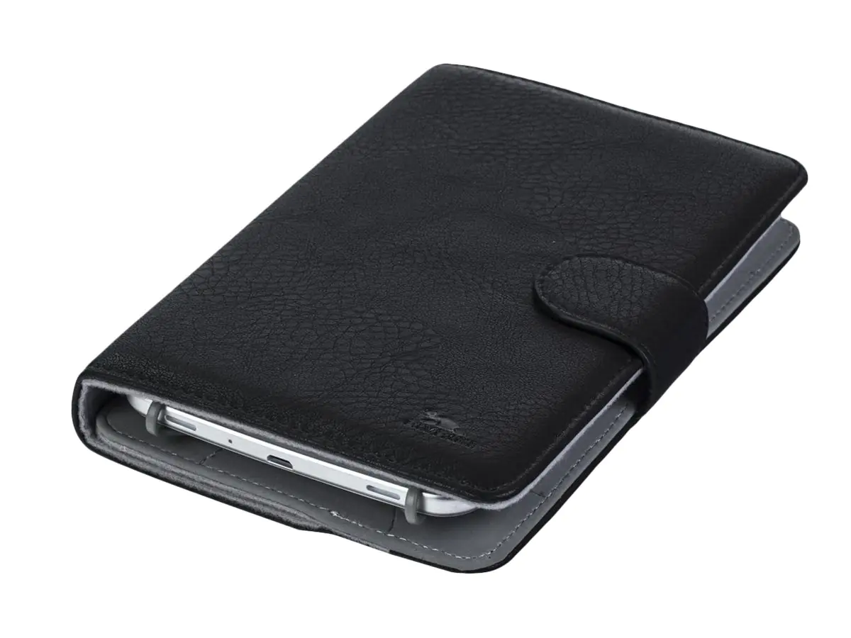 Riva Case 30 series 3012 - Flip-Hülle für Tablet - Polyurethan-Kunstleder - Schwarz - 7"