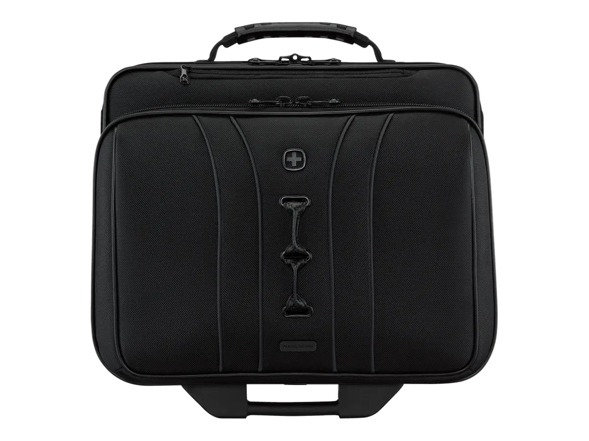 Wenger Legacy Black Series 39.62cm Wheeled Laptop Case w Tablet Pocket