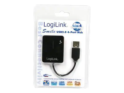 LogiLink Smile USB2.0 4-Port Hub - Hub - 4 x USB 2.0 LogiLink Smile USB2.0 4-Port Hub - Hub - 4 x USB 2.0