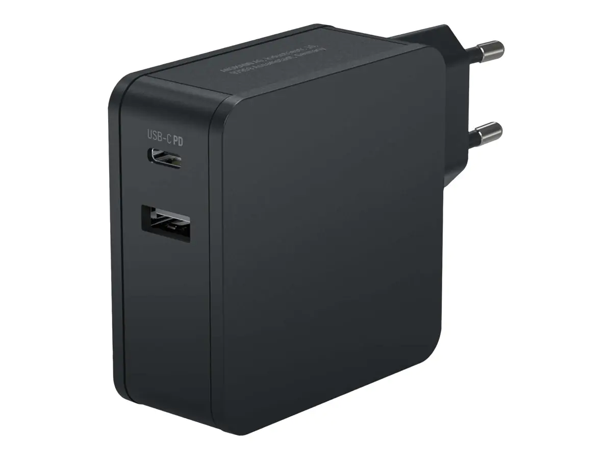 ANSMANN 254PD - Netzteil - 60 Watt - PD, QC 3.0 - 2 Ausgabeanschlussstellen (USB, 24 pin USB-C) - Schwarz ANSMANN 254PD - Netzteil - 60 Watt - PD, QC 3.0 - 2 Ausgabeanschlussstellen (USB, 24 pin USB-C) - Schwarz