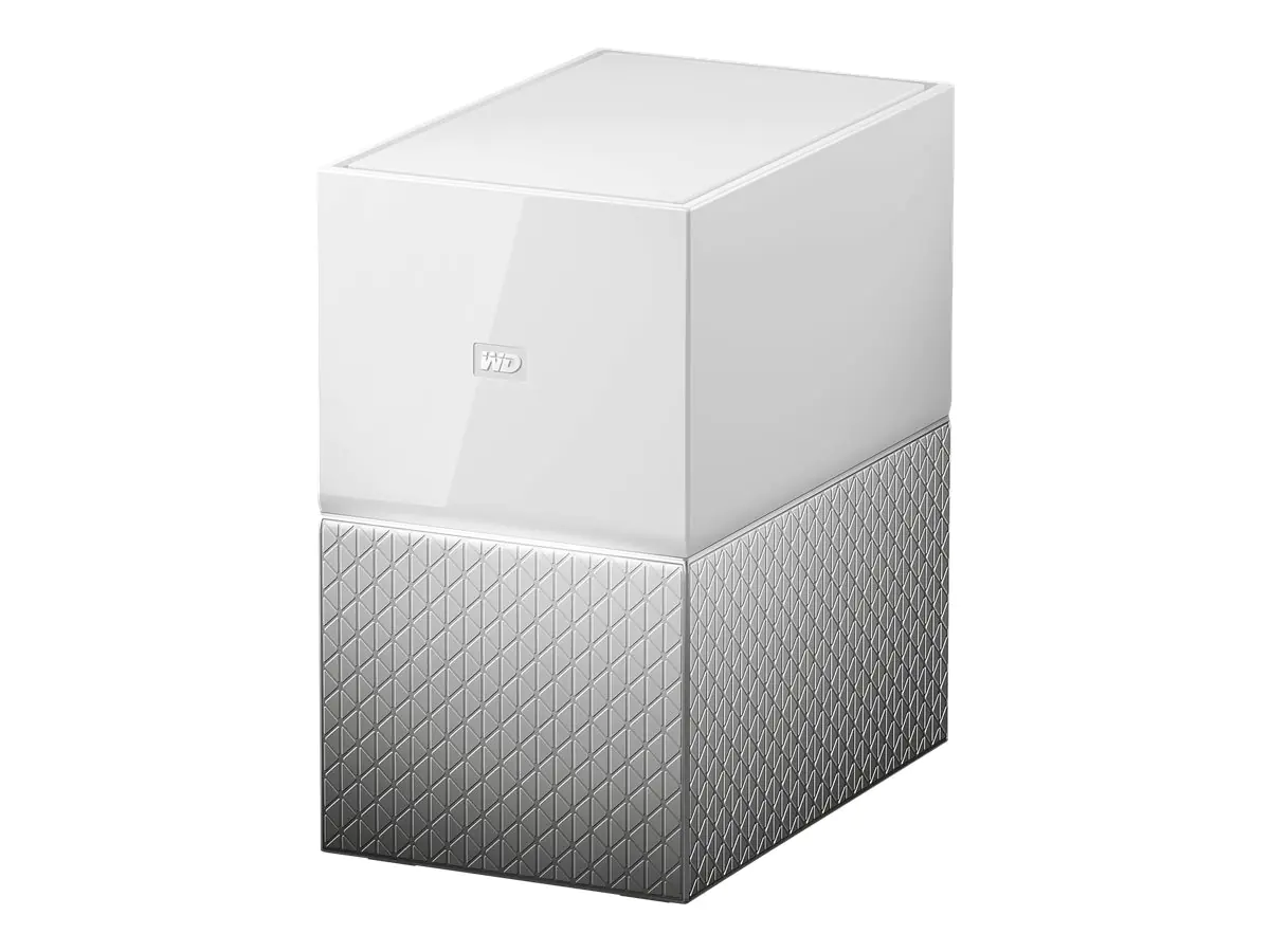 WD My Cloud Home Duo WDBMUT0060JWT - Gerät für persönlichen Cloudspeicher - 6 TB - HDD 3 TB x 2 - RAID 1, JBOD - Gigabit Ethernet