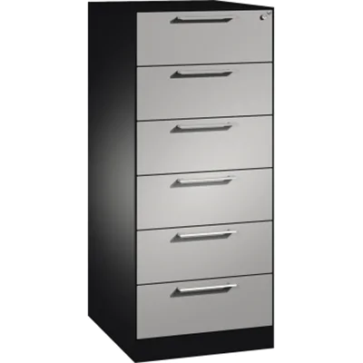 C+P Karteischrank Asisto 146224622S10048 A5 quer sgr/wsalu C+P Karteischrank Asisto 146224622S10048 A5 quer sgr/wsalu