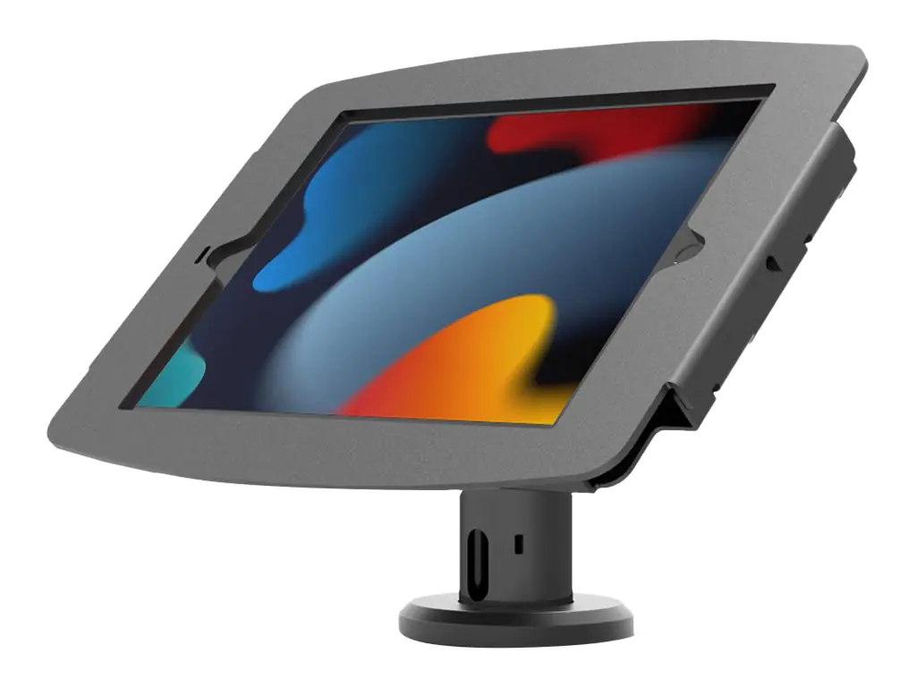 Compulocks Rise Space iPad Mini 8.3" Kiosk 4" Pole - Aufstellung - für Tablett - verriegelbar - hochwertiges Aluminium - Schwarz - Bildschirmgröße: 21.1 cm (8.3")