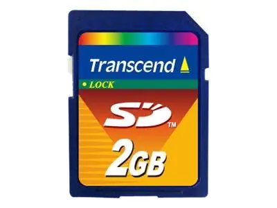 Transcend Flash-Speicherkarte - 2 GB - SD (Packung mit 10)
