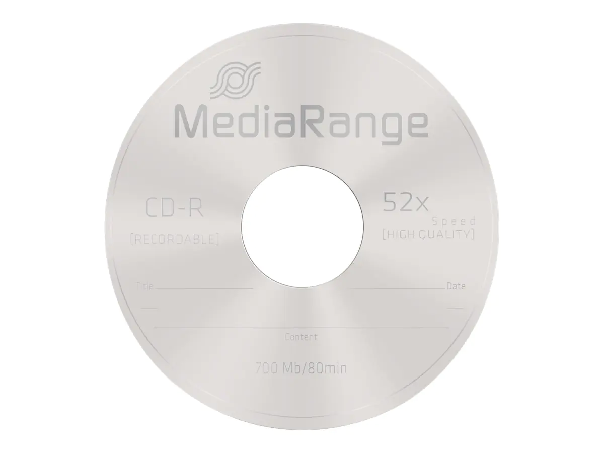 MediaRange - 25 x CD-R - 700 MB (80 Min) 52x - Spindel