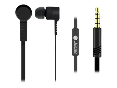Acer AHW910 - Retail Pack - Headset - im Ohr - kabelgebunden - 3,5 mm Stecker - Schwarz